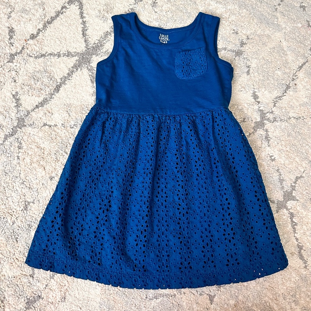 5t girls blue dress 💙💙